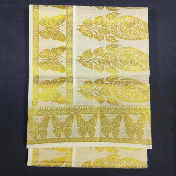 Premium Tissue Kerala Saree - 6J3512
