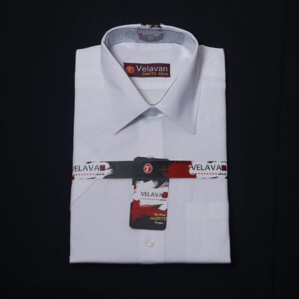 Poly White Full Shirt Size : 40