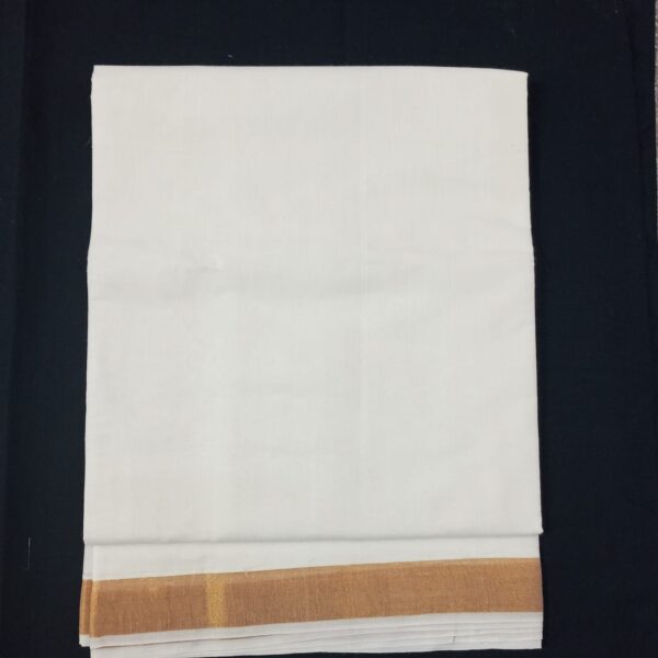 Kerala Full Plain Saree - 6Z3120